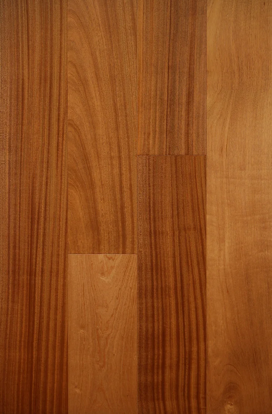 Amazon Wood Floors Vila Do Conde Natural African Mahogany Engineered Hardwood Flooring 7.5’’ x 2’-6’ RLs