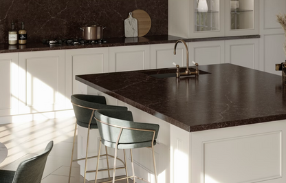 Cosentino Silestone Chateau Brown 128’’ x 62’’ x 2.0 cm Polished Quartz Slab