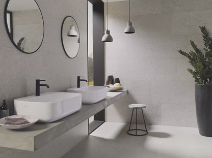 Porcelanosa Prada Acero 18"X47" Ceramic Matte Stone Effect Wall Tile
