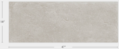 Porcelanosa Bottega Acero 18"X47" Concrete Effect Ceramic Wall Tile
