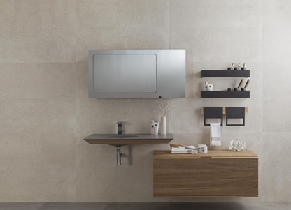 Porcelanosa Bottega Caliza 18"X47" Matt-gloss white ceramic wall tile