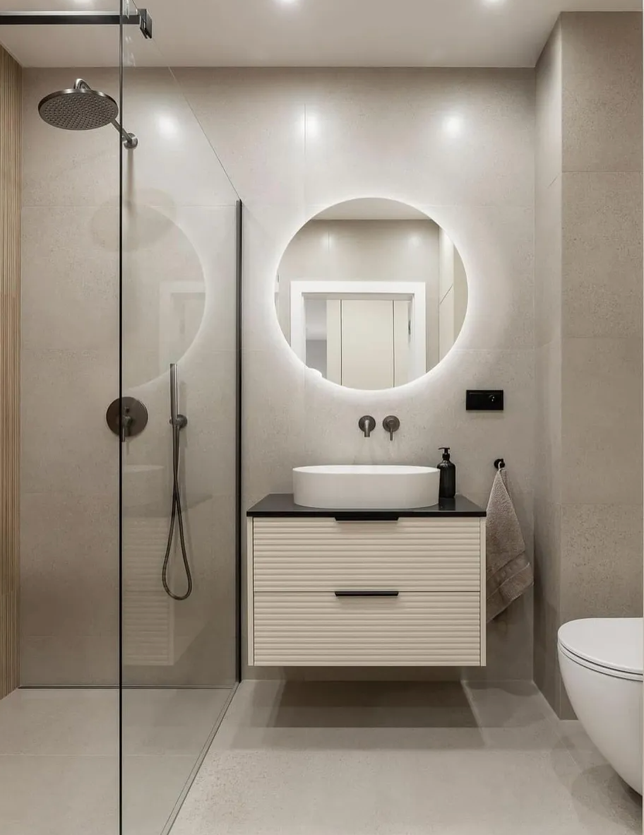 Porcelanosa Bottega Caliza 18"X47" Matt-gloss white ceramic wall tile