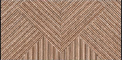 Porcelanosa Noa Tanzania Wine 23"X47" Ceramic Wood Effect Wall Tile