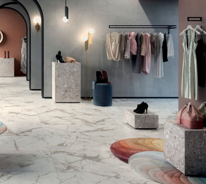 Belleza Ceramica Epoque | White | 24’’ x 48’’ Porcelain Tile