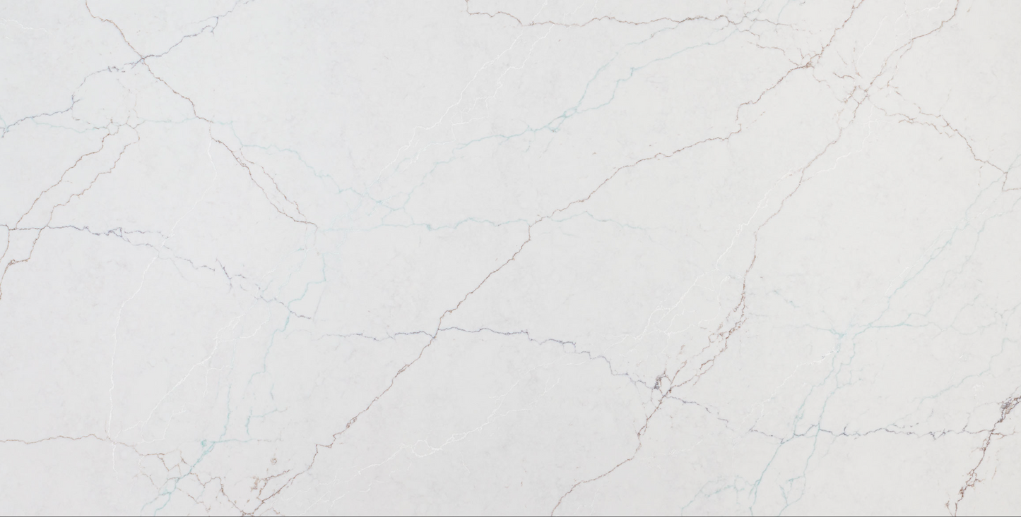 MSI Calacatta Miraggio SeaGlass 126x63 2 cm Polished Quartz Slab