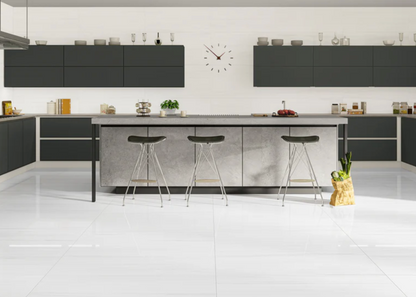Ottimo Ceramics Eco Lux Bianco Covelano 24’’ x 48’’ Polished Porcelain Tile