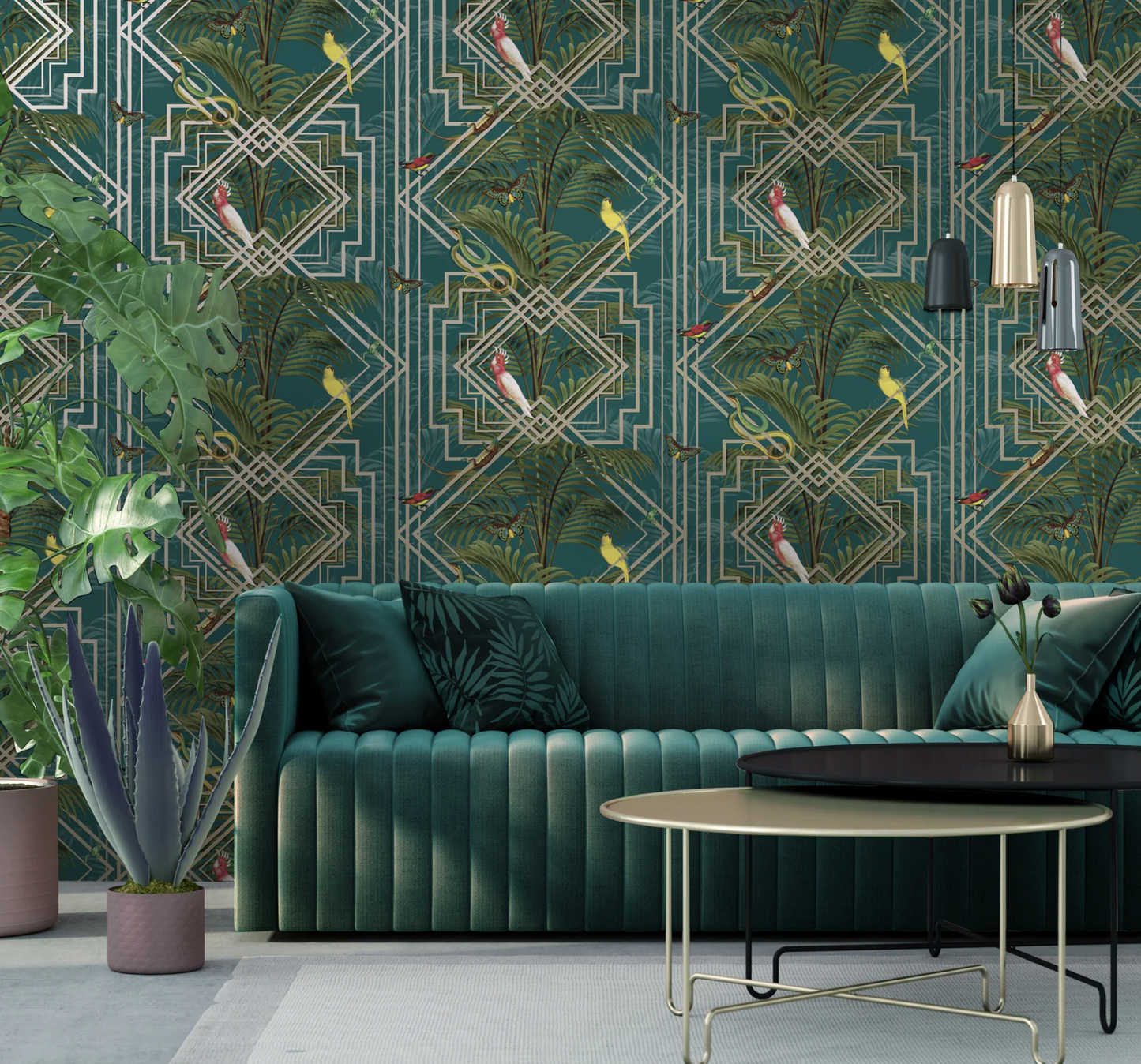 Holden| Cascading Gardens Collection| by Sancar Luxury Designer Wallpapers
