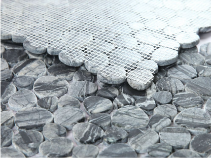 Elysium Tiles Aphrodite Dark Grain 12''x12'' Mosaic Tiles