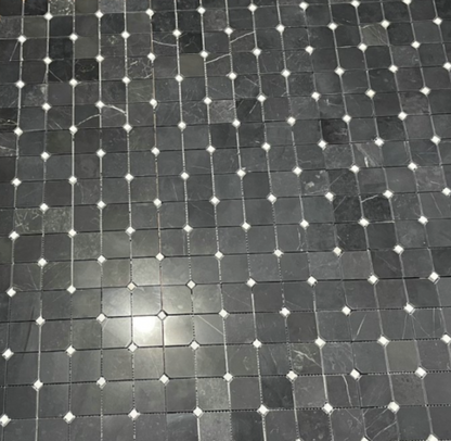 Elysium Tiles Clipped Square Bluestone 12 x 12 Mosaic tiles