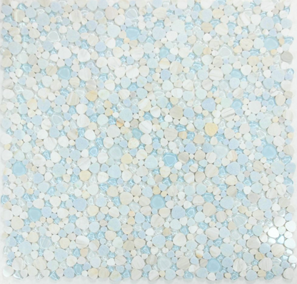 Elysium Tiles Peach Marina 12 x 12 Mosaic Tiles