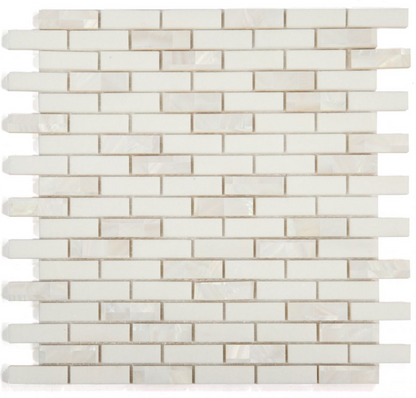 Elysium Tiles Diana Linear Thassos 11.75 x 12 Mosaic Tiles