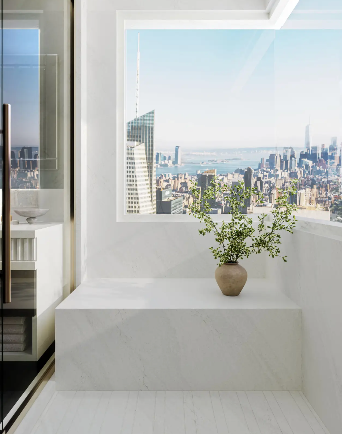Cambria Traymore Bay 132''x 65.5'' 2 cm Polished Quartz Slab