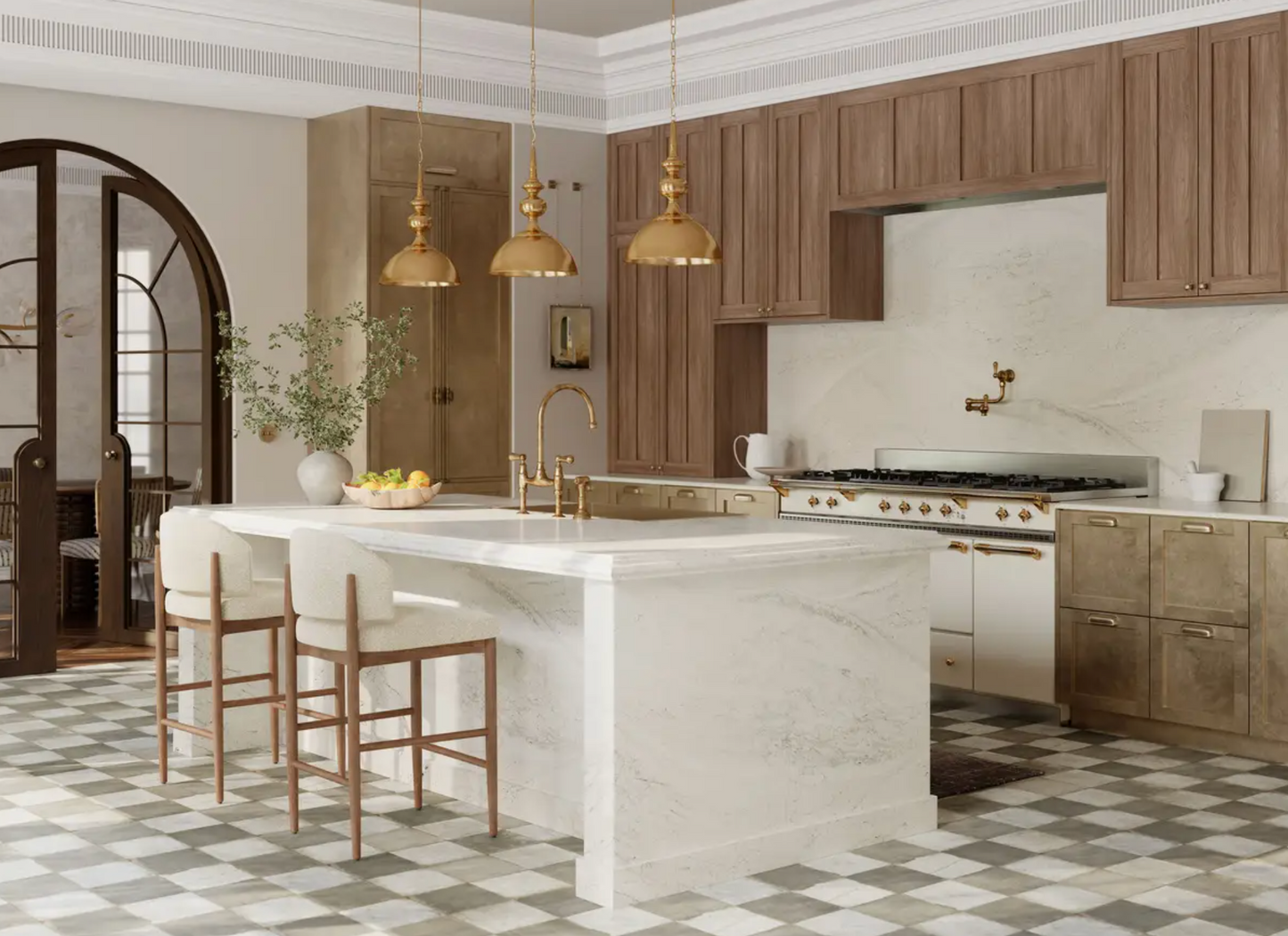 Cambria Claremont 132''x 65.5'' 2 cm Polished Quartz Slab