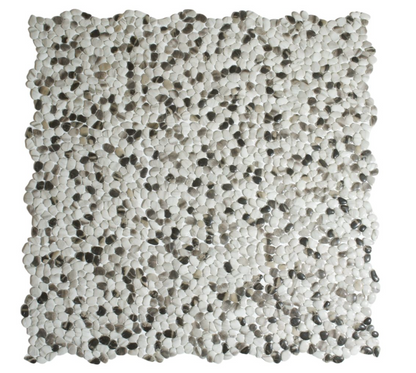 Elysium Tiles Art Pebble Grey 12 x 12 Mosaic Tiles