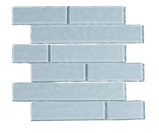 Elysium Tiles Ripple Pewter 11.75 x 11.75 Mosaic Tiles