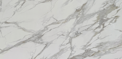 Elite Stone |Calacatta Giada |Prefab 9X2 | 2 cm Polished Quartz Slab
