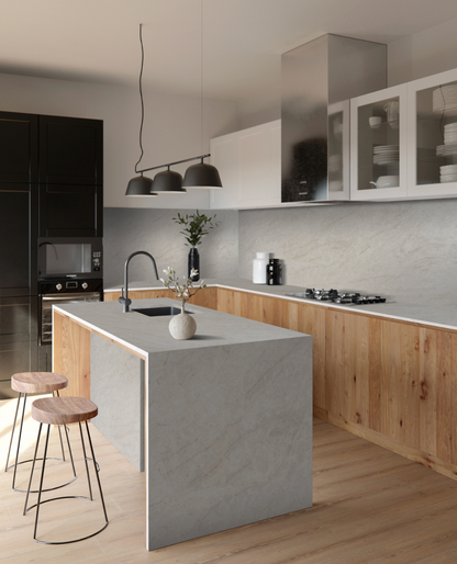 Elite Stone |New Taj Mahal  |122"-126"x63"| 2 cm Polished Quartz Slab