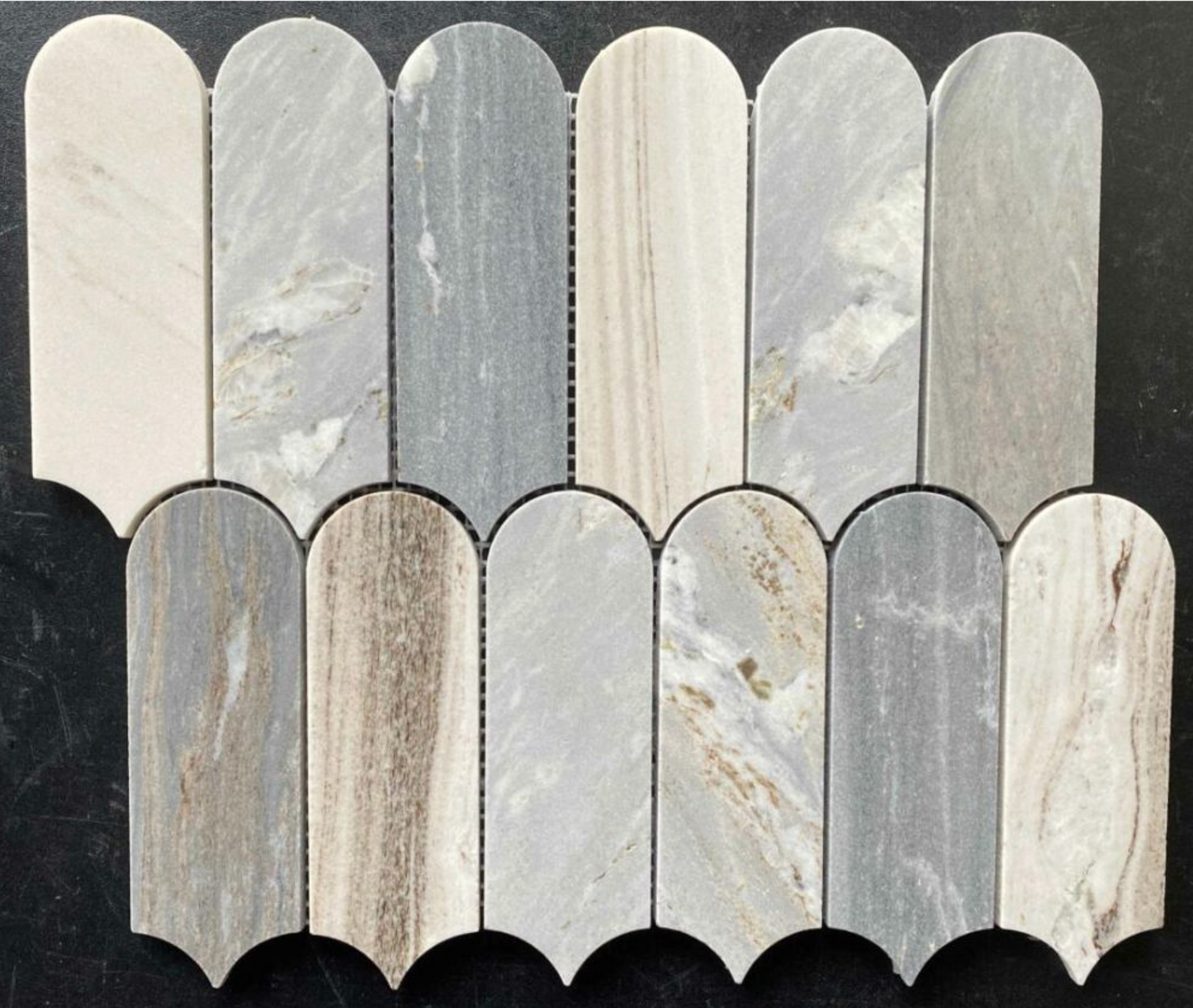 Elysium Tiles Piano Italian Blue 10 x 11.75 Mosaic Tiles