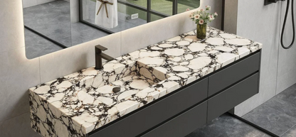 Raphael Stone Calacatta Violette |127' x64''|  3 cm Polished Quartz Slab