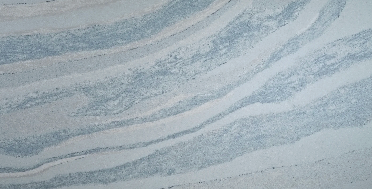 Raphael Stone Blue Celest-SILICA FREE |126' x63''|  2 cm Polished Quartz Slab