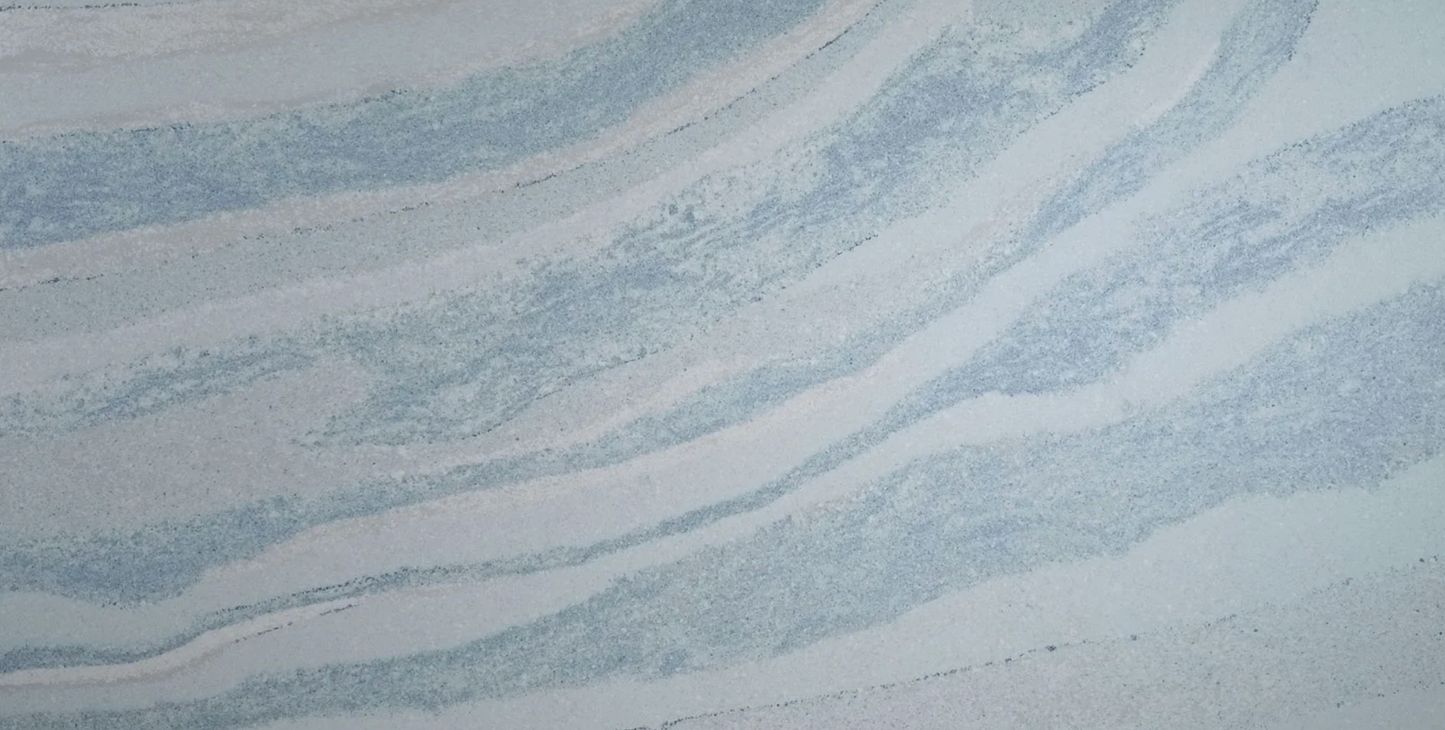 Raphael Stone Blue Celest-SILICA FREE |126' x63''|  2 cm Polished Quartz Slab