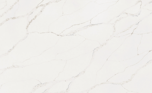 Stratus Surfaces|Status Quartz| Calacatta Lumiere |140 x 81 x 2 cm Polished Quartz Slab