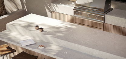 Caesarstone Fossillia |126’’ x  63’’|1.2 cm| Honed Finish Porcelain Slab