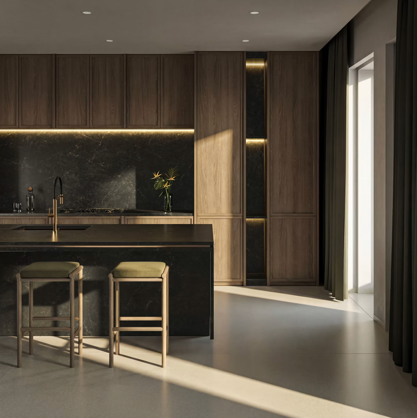Éclos by Cosentino | Phantom 128 x 63 x 2 cm | Smooth Finish Silica-Free Inlayered Mineral Surface