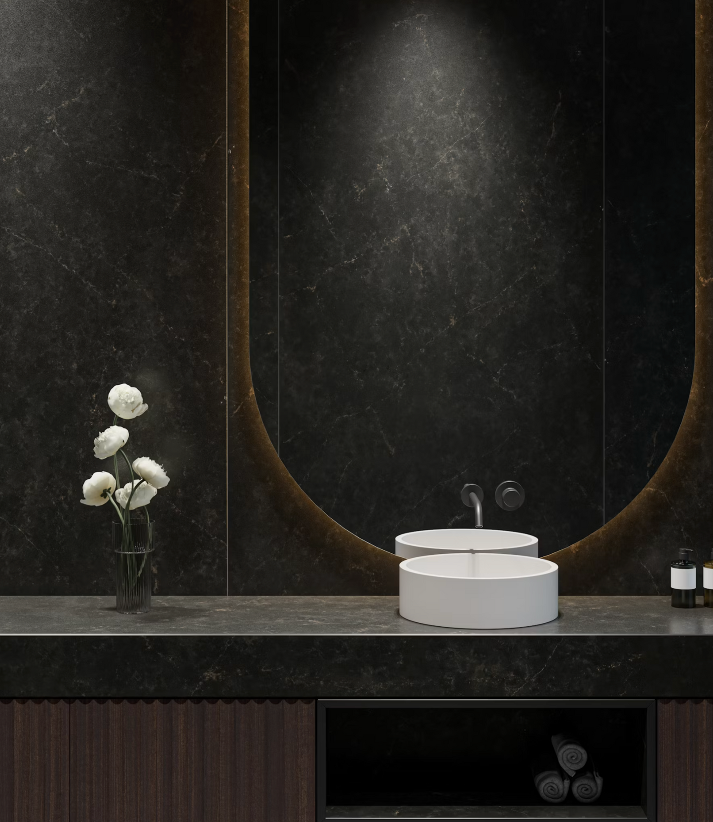 Éclos by Cosentino | Phantom 128 x 63 x 2 cm | Smooth Finish Silica-Free Inlayered Mineral Surface