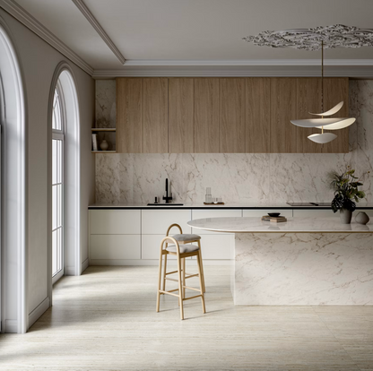Éclos by Cosentino | Landr 128 x 63 x 2 cm | Glossy Finish Silica-Free Layered Mineral Surface