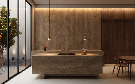 Éclos by Cosentino |Legnd 128 x 63 x 2 cm | Smooth Finish inlayered mineral surface