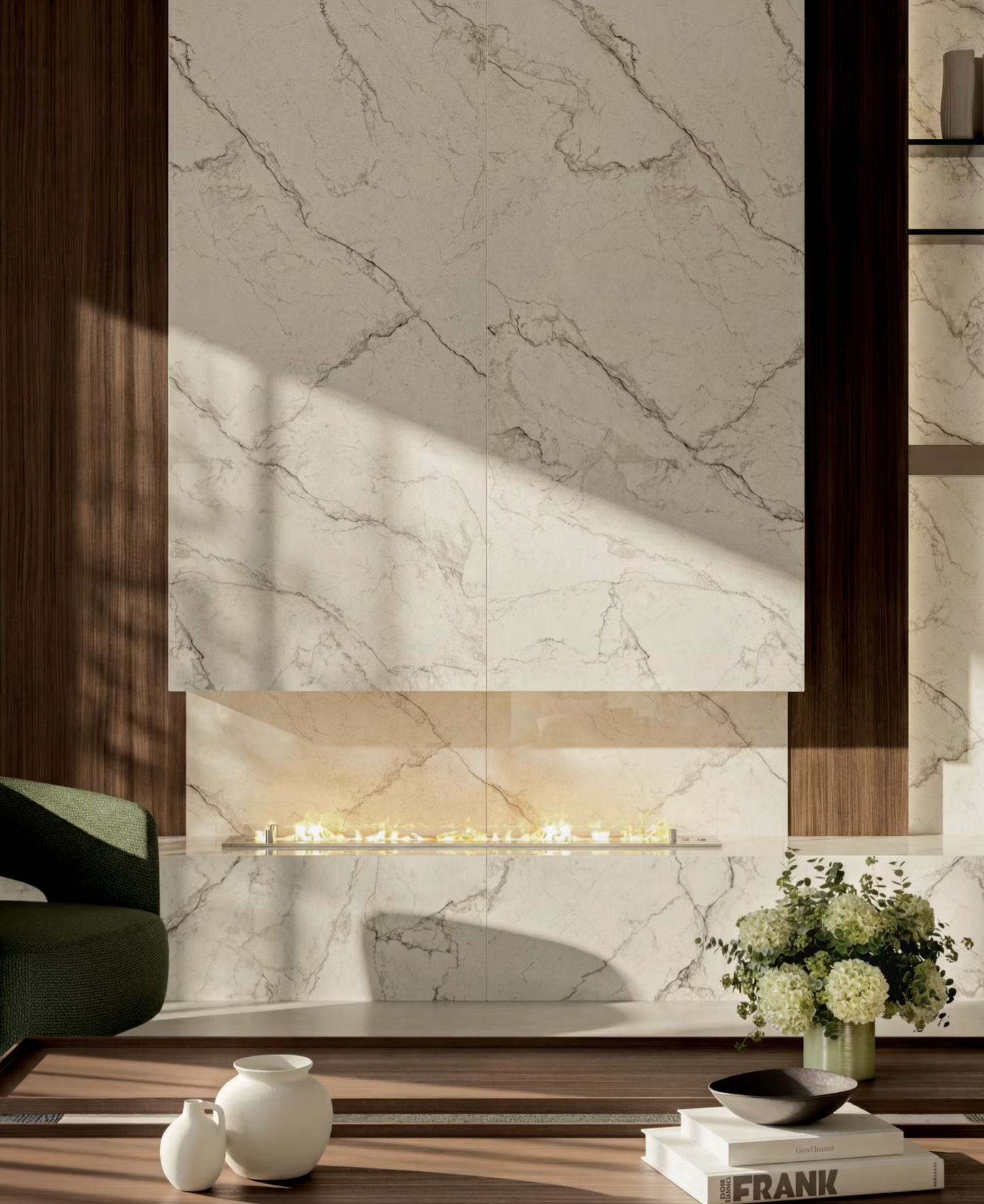 Éclos by Cosentino | Wondr 128 x 63 x 2 cm | Glossy Finish Silica-Free Layered Mineral Surface