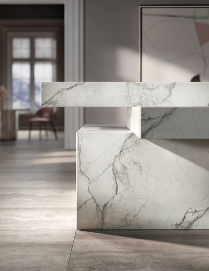 Éclos by Cosentino | Wondr 128 x 63 x 2 cm | Glossy Finish Silica-Free Layered Mineral Surface