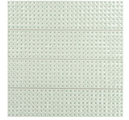 Glazzio Tiles Wafer Collection|3'' x 12'' | Teya |Ceramic Mosaic Tiles