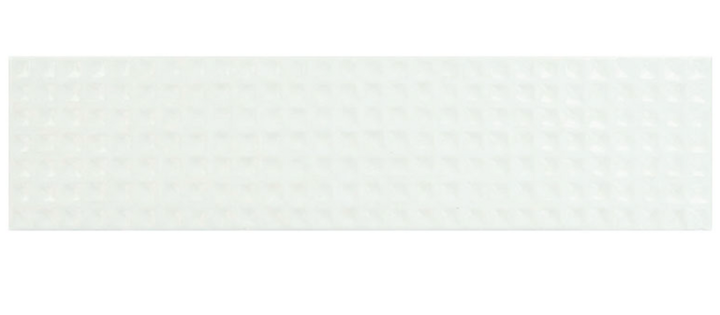Glazzio Tiles Wafer Collection|3'' x 12'' | Buttercream |Ceramic Mosaic Tiles