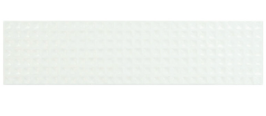 Glazzio Tiles Wafer Collection|3'' x 12'' | Buttercream |Ceramic Mosaic Tiles