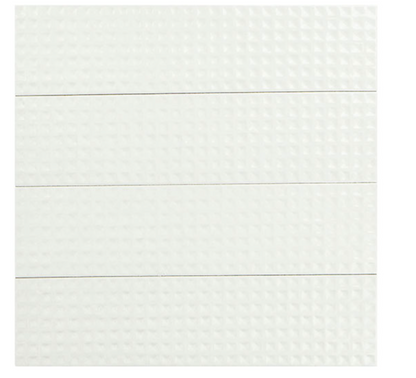 Glazzio Tiles Wafer Collection|3'' x 12'' | Buttercream |Ceramic Mosaic Tiles