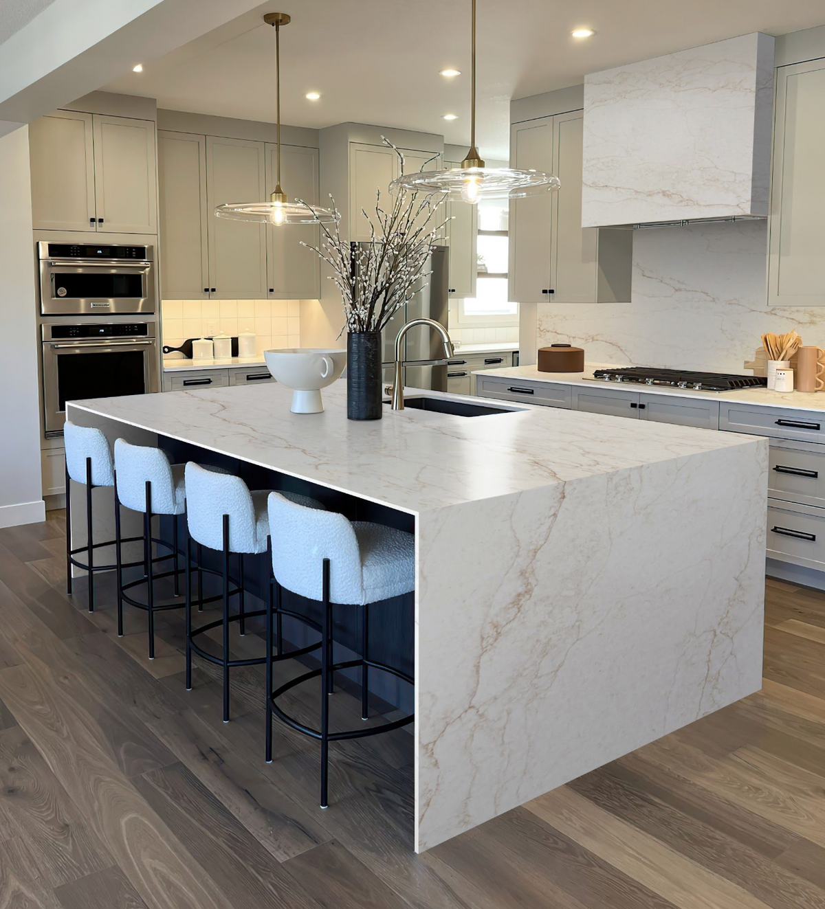 LX Prefabricated Dusky Crest |26'' x 110''| 2cm Polished Countertop