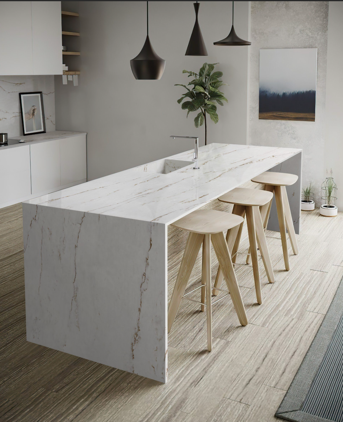 LX Prefabricated Terra Echo |26'' x 110''| 2cm Polished Countertop