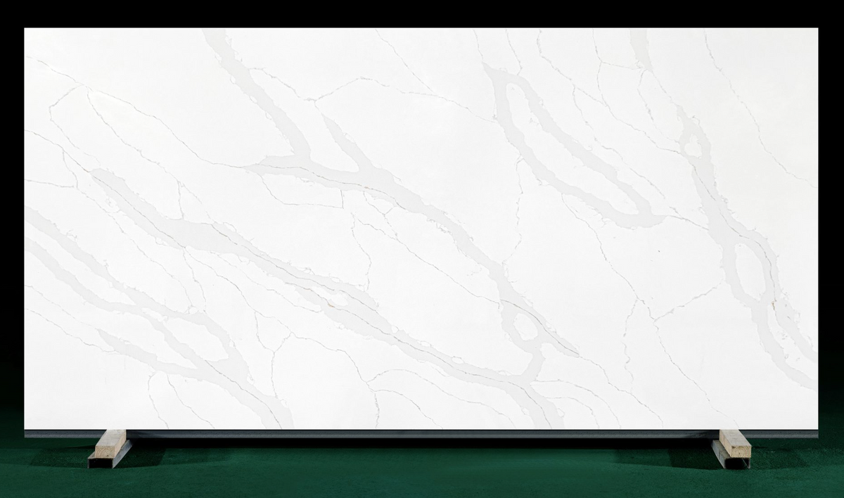 LX Prefabricated Calacatte Dawntrace |26'' x 110''| 2cm Polished Countertop