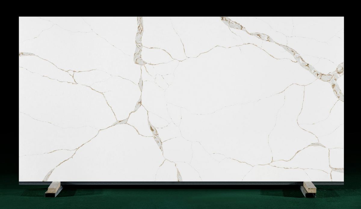 LX Prefabricated Calacatte Amberline |26'' x 110''| 2cm Polished Countertop