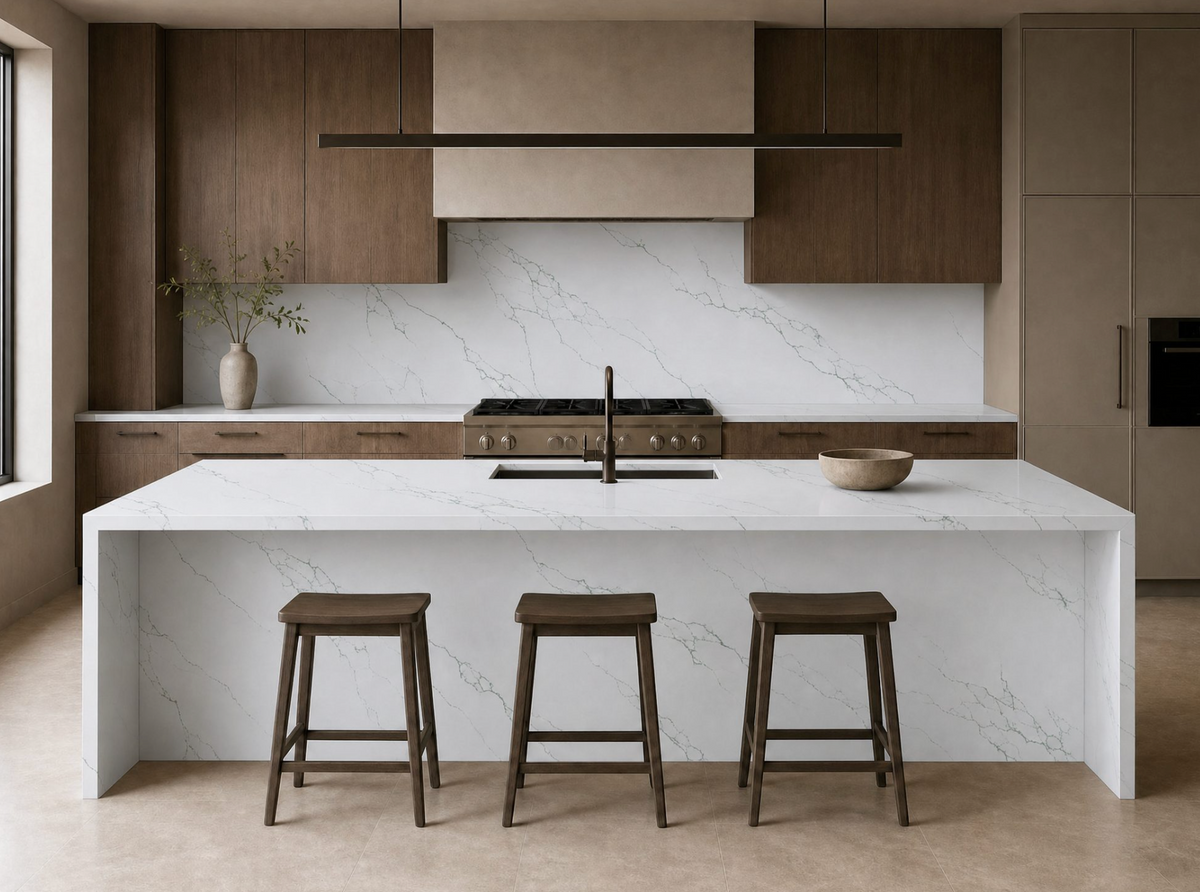 LX Prefabricated Timeless Echo |26'' x 110''| 2cm Polished Countertop