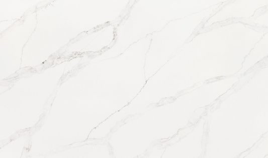 Stratus Surfaces|Status Quartz| Calacatta Altissmo |140 x 81 x 2 cm Polished Quartz Slab