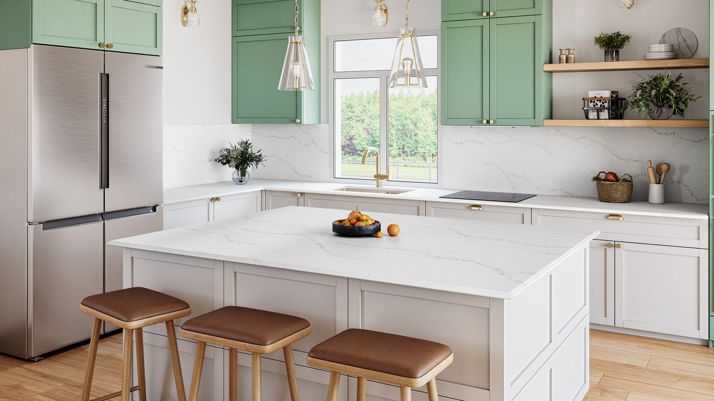 Stratus Surfaces | StratusQuartz | Sesioni™ | 130 x 81 x 2 cm Polished Quartz Slab