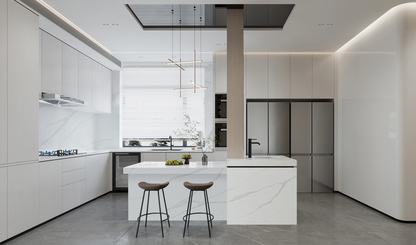 LX Prefabricated Calacatte Snowridge |26'' x 110''| 2cm Polished Countertop