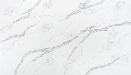 Stratus Surfaces | StratusQuartz | Sorrento | 140 x 81  2 cm Super Jumbo Bookmatched Quartz Slab