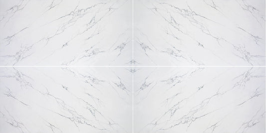 Raphael Stone Venatino White |126' x63''|&nbsp; 2 cm Polished Quartz Slab