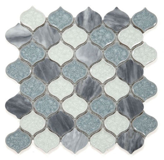 Elysium Tiles Van Gogh Beach 11''x11'' Mosaic Tile