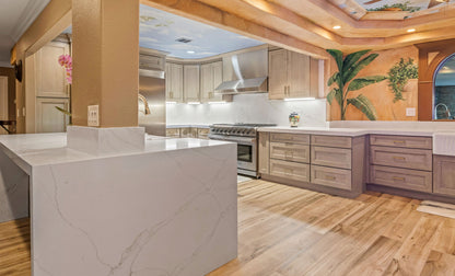 Vadara Quartz Sterling Light Polished 126" x 63" 2 cm Quartz Slab