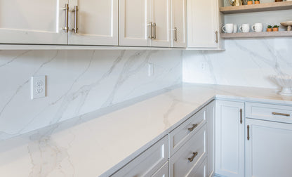 Vadara Quartz Sunrise Vista Polished 126" x 63" 2 cm  Quartz Slab